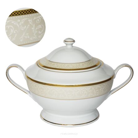 Waza do zupy biała 3 litry Martha Gold