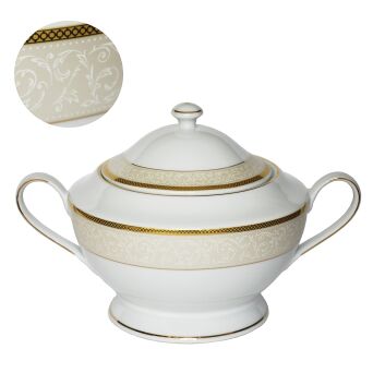 Waza do zupy biała 3 litry Martha Gold