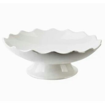 Porcelanowa patera na nodze 25 cm