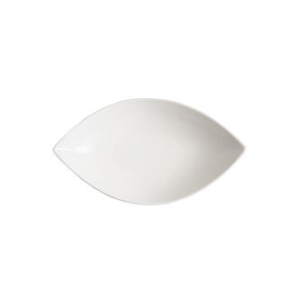 Półmisek salaterka Salsa 21x12 cm BIAŁY AMBITION Łś