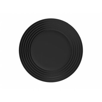 HARENA talerz płytki 25 cm CZARNY