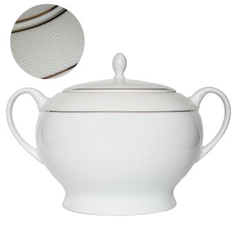 Waza do zupy biała 3 litry Emily Gold