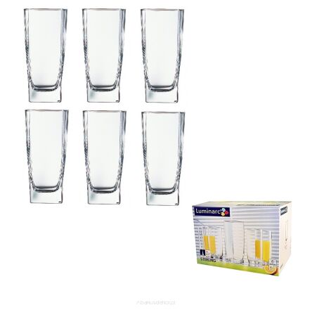 STERLING szklanki 6 sztuk 330 ml Luminarc