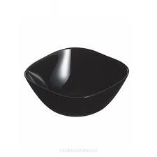 CARINE salaterka 27 cm CZARNA Luminarc kwadrat