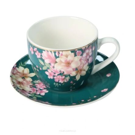 FILIŻANKA 250 ze spodkiem porcelana zestaw 2 sztuki 111