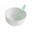 Salaterka 24 cm z wycięciem BIAŁA - 2