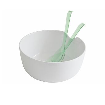 Salaterka 24 cm z wycięciem BIAŁA