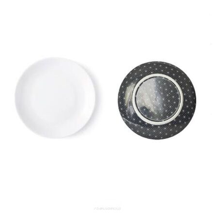 Talerz płytki dekorowany z porcelany OLE 27,5 cm