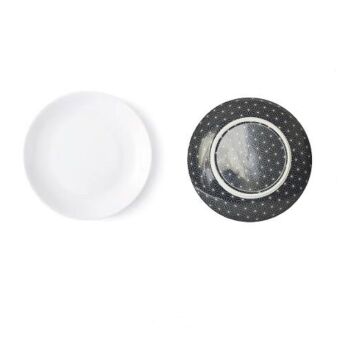 Talerz płytki dekorowany z porcelany OLE 27,5 cm