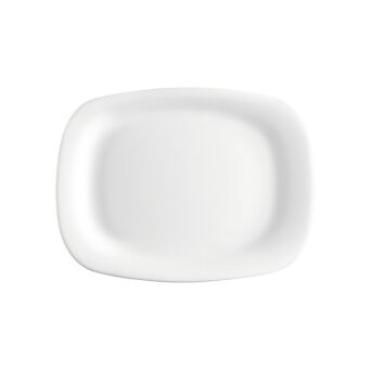 Półmisek prostokątny 22 x 16 cm PARMA BIAŁY