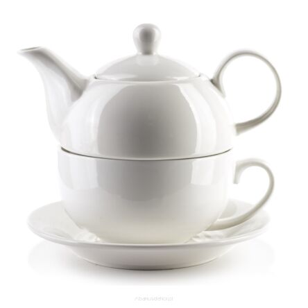 FILIŻANKA 250 ze spodkiem z dzbanuszkiem 400 ml