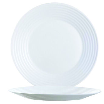 HARENA talerz płytki 25 cm BIAŁY