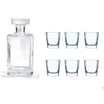 KARAFKA BURBON 0,7 L + 6 SZKLANEK STERLING 30