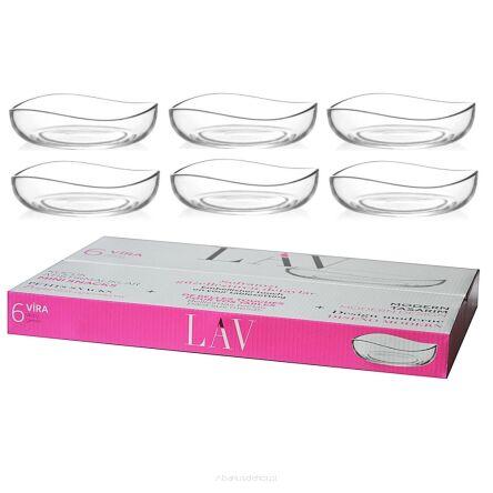 LAV VIRA salaterki 12 cm 6 sztuk 195 ml niskie