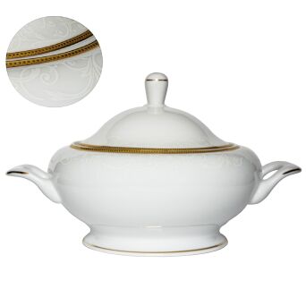 Waza do zupy biała 3 litry Diament Gold