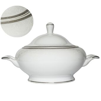 Waza do zupy biała 3 litry Diament Platin