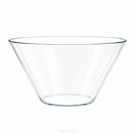 Salaterka przezroczysta skośna 28 cm