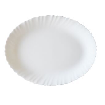 FESTON półmisek owalny 33 x 25 cm BIAŁY Luminarc