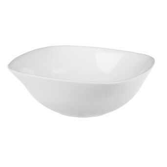 Salaterka kwadratowa 15 cm BIAŁA