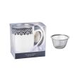 Kubek z porcelany 350 ml z zaparzaczem i pokrywką 41 - 2