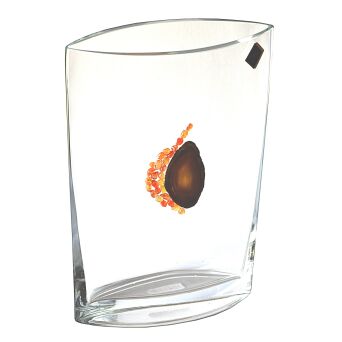 WAZON na kwiaty z AGATEM 27 cm W0019-0016