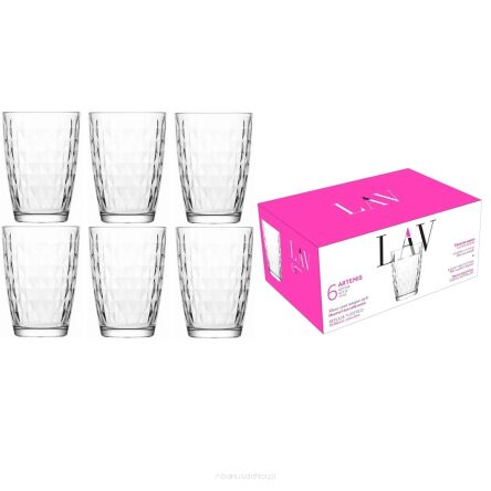 LAV ARTEMIS szklanki 415 ml 6 sztuk