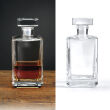 KARAFKA BURBON 0,7 L + 6 SZKLANEK KWADRAT - 3