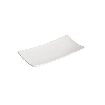 Półmisek Salsa 18x9 cm BIAŁY AMBITION Sm