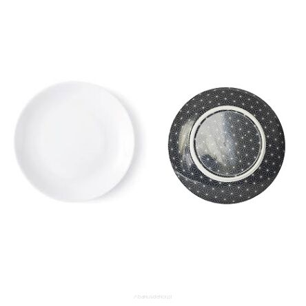 Talerz płytki dekorowany z porcelany OLE 27,5 cm