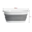 Składany kosz na pranie 53 cm - 2