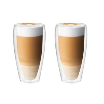 Szklanki termiczne z podwójną ścianką 430 ml 2 sztuki