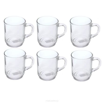 KUBEK przezroczysty 250 ml Luminarc 6 sztuk