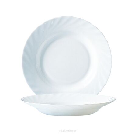 TRIANON TALERZ głęboki 22,5 cm BIAŁY Luminarc