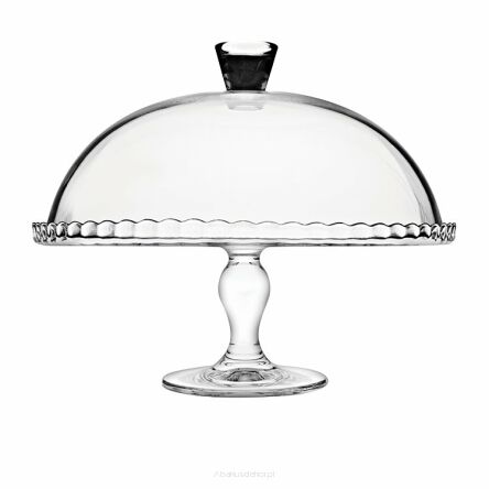 PATERA  z KLOSZEM na nodze 32 cm Pasabahce
