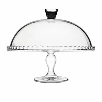 PATERA  z KLOSZEM na nodze 32 cm Pasabahce